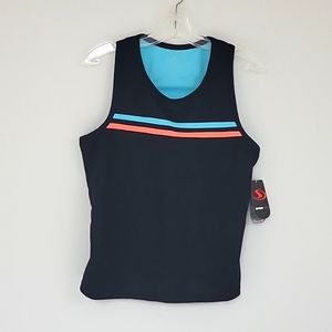 Sportek Workout Top with built in sport bra